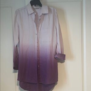 Soft Surroundings Gradient Purple Women’s Shirt